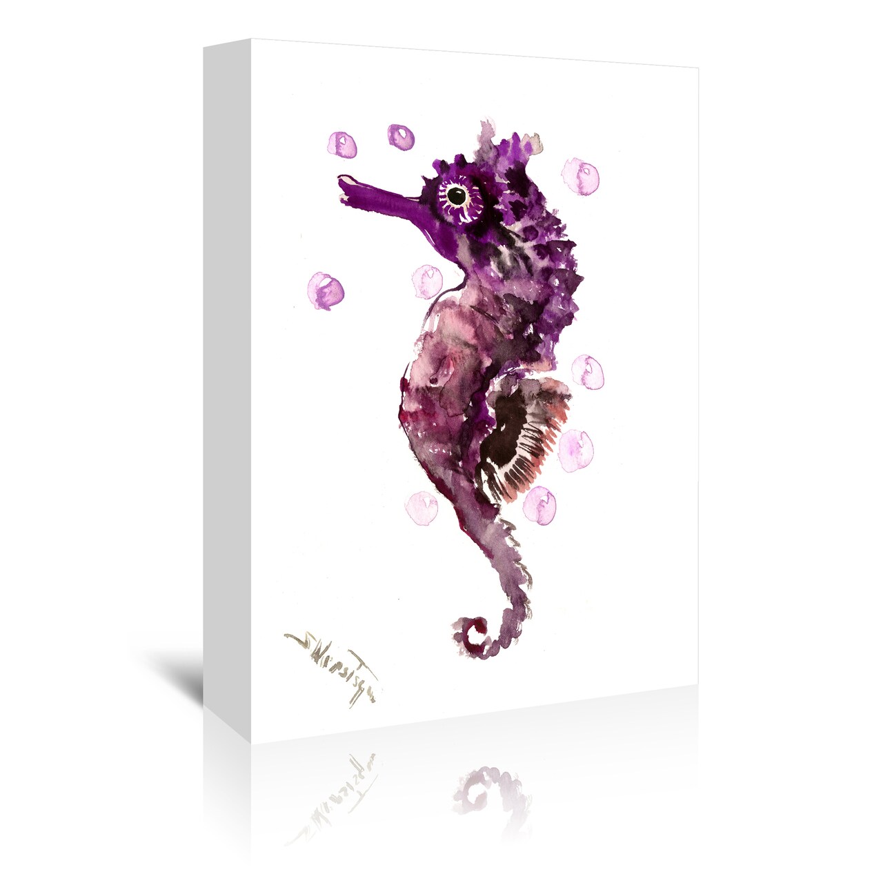 Seahorse  by Suren Nersisyan  Gallery Wrapped Canvas - Americanflat